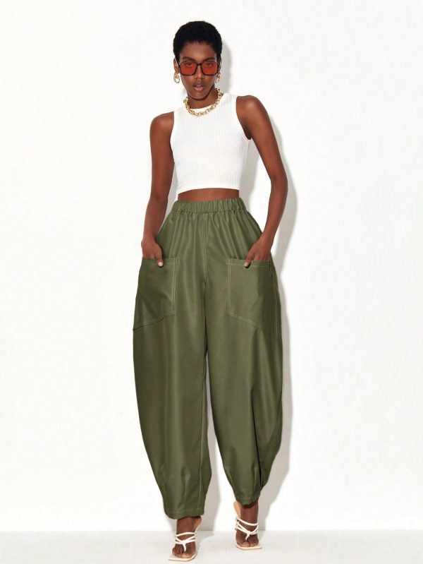 Designer Studio Oversized Baloon Shape Trousers, For Summer, Holiday, Vacation, Festival, Ibiza Fits