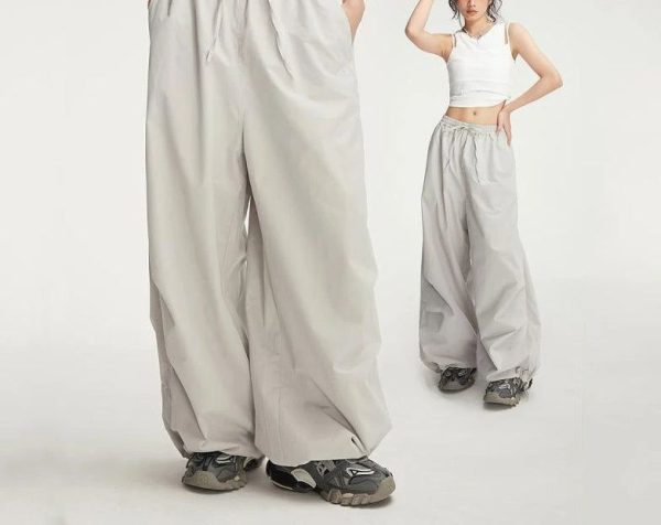 Trendy Loose Workwear Cargo Pants - WHITE XXXL (75-85KG)