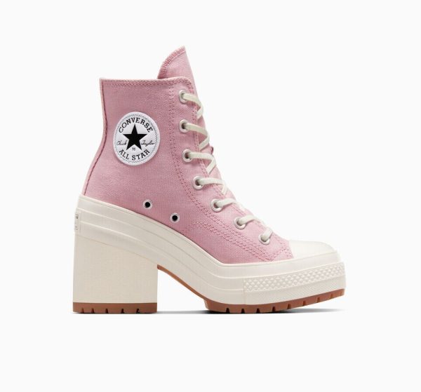 Women's Size 7 Converse Chuck 70 De Luxe Heel - Static Pink/egret/gum