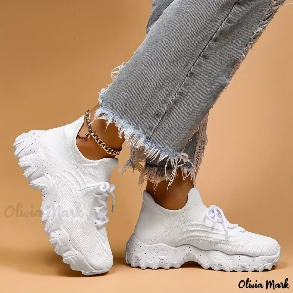 Olivia Mark - Soft Sole Sneakers for Women's Everyday Comfort