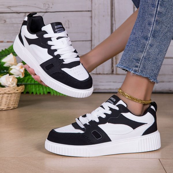 Women Shoes Skateboarding Shoes For Men Fashion Sneakers Lightweight White Black Sports Running