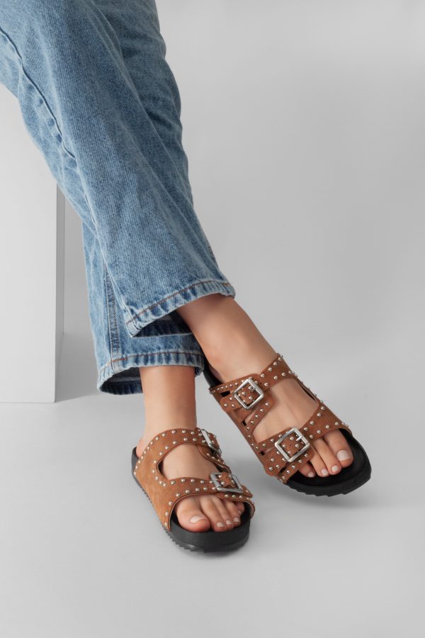 Aime Capuccino Sandals - US 12