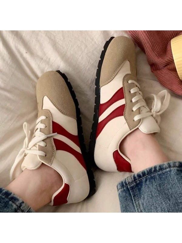Retro Dexun Shoes For Women 2025 Spring New Style Fashion Casual Ultra-Soft Sports Fashion Skateboard Shoes