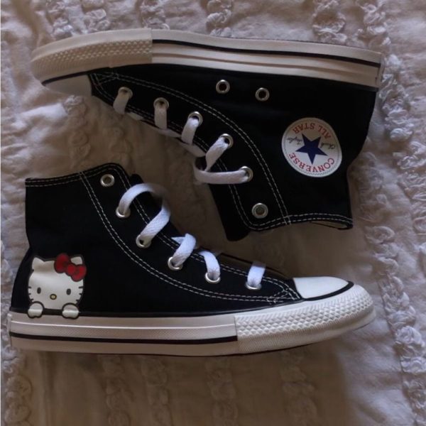 Hello Kitty Shoes | Hello Kitty Converse | Color: Black | Size: Various