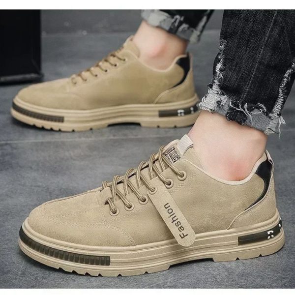 2025-Spring Men's Shoes New Breathable Work Safety Shoes Trendy Versatile Non-slip Sports