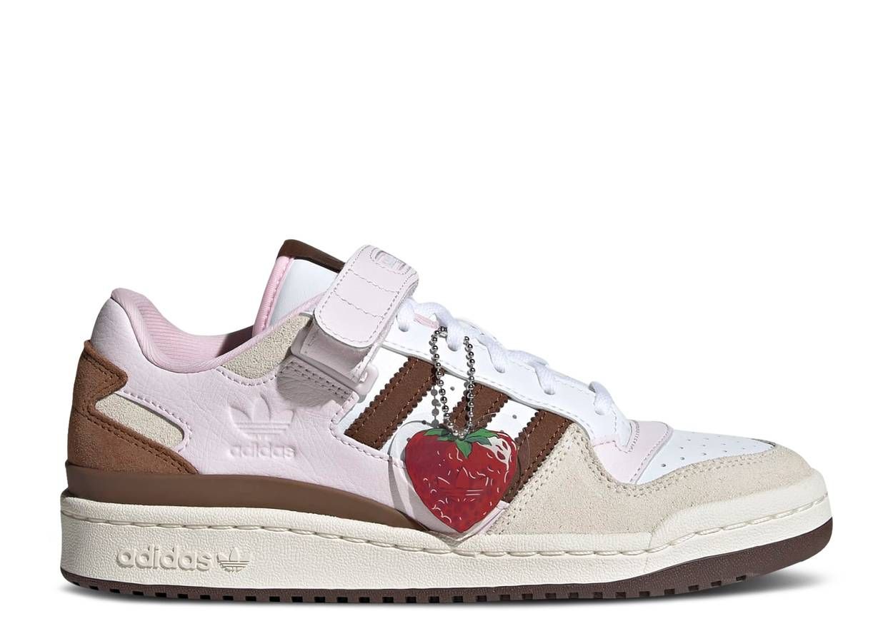 Wmns Forum Low 'Chocolate To My Strawberry' - Adidas - GY6783 - cloud white/pantone/cream white