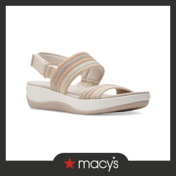 Clarks Women's Arla Stroll Slip-On Slingback Sandals - Beige Comb
