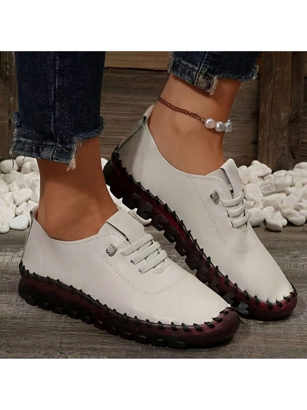 Breathable & Comfortable Summer One-Step Oxford Women's Shoes, Soft Soles, Non-Slip Single Shoes