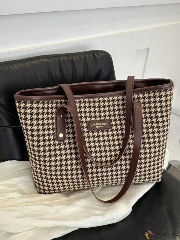 Bird in Bag - Women's Essential Tote Bag - A Stylish Companion - Brown, one-size
