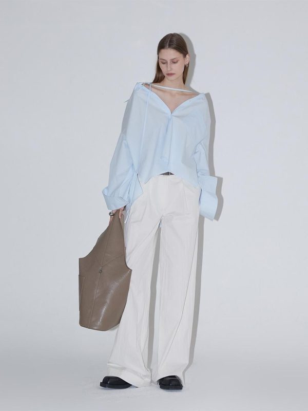 Coach Pintuck Wide Pants