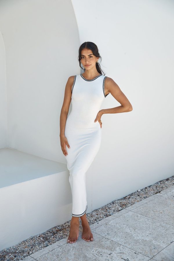 SNDYS Ellery Maxi Dress White - S