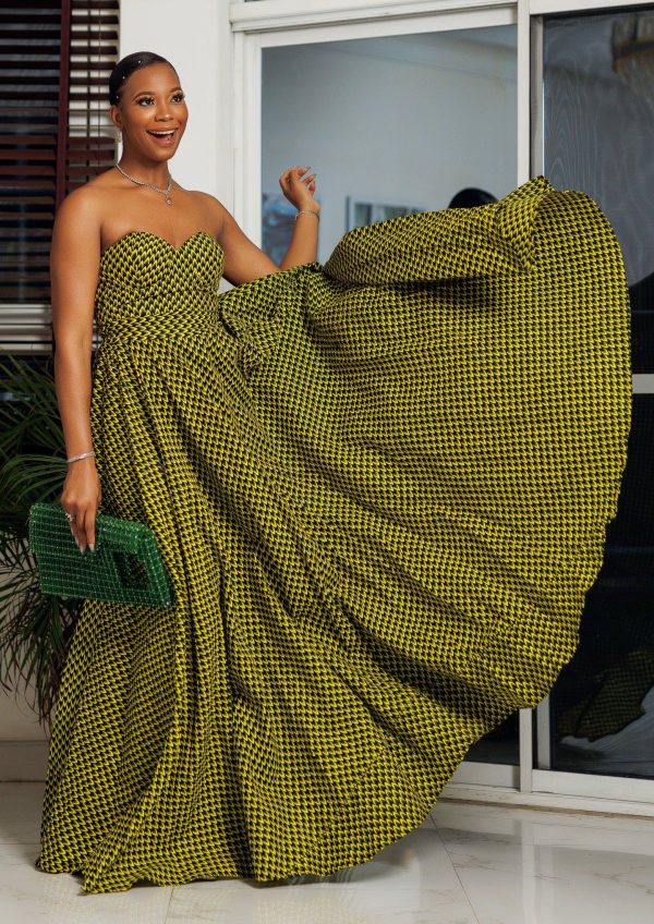 Ugba Strapless Sweetheart Neckline Dress