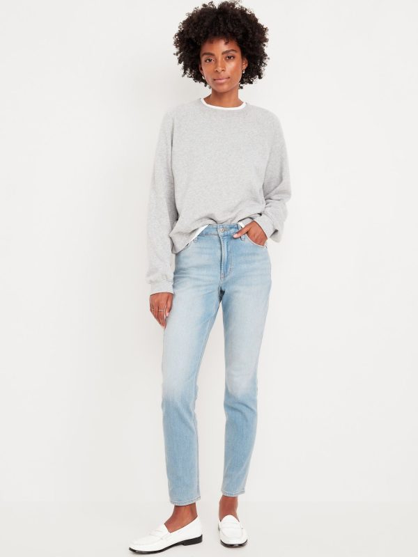 Old Navy Women's High-Waisted Wow Straight Ankle Jeans Blue Size 0