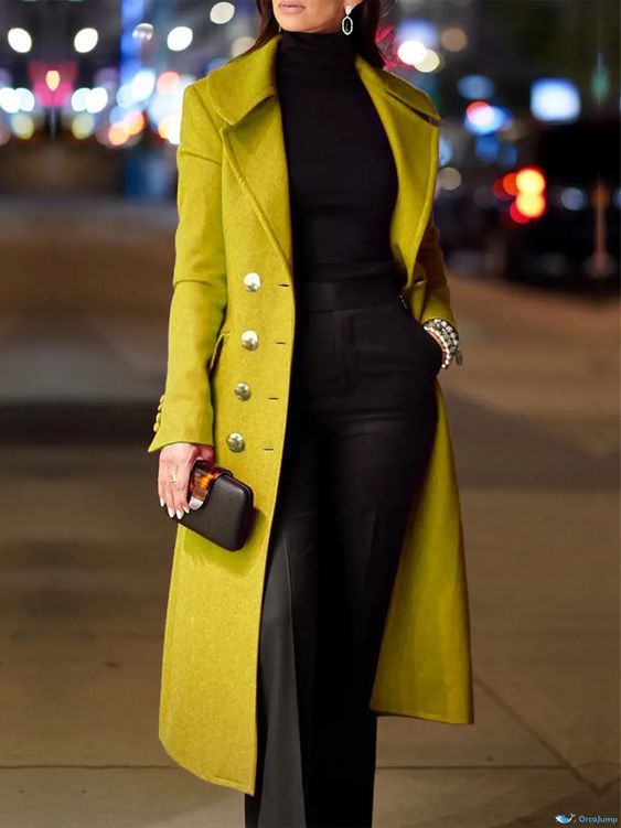 OrcaJump – Exquisite Lapel Collar Coat with Tailored Regular Fit