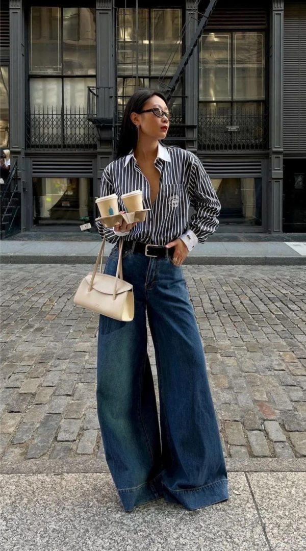 Wide-Leg Jeans Outfits