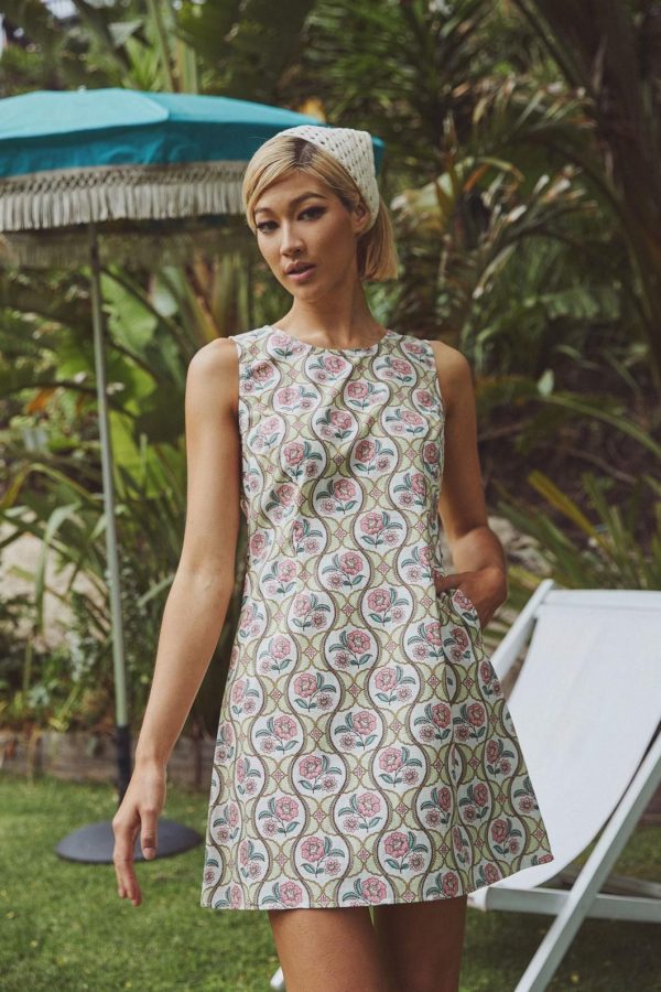Renata Mini Dress - 8 / Green