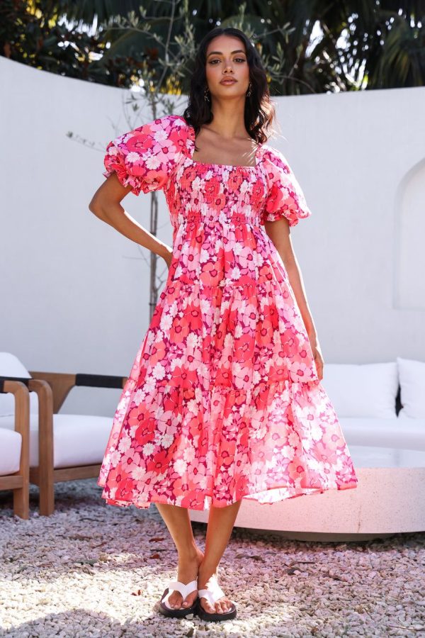 Confessions Of Love Maxi Dress Pink - S