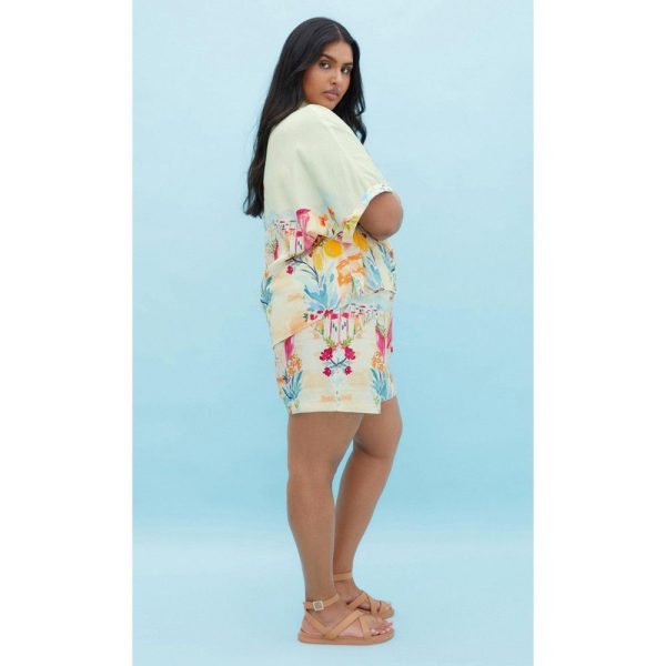 CITY CHIC | Women's Plus Size Sorrento Shirt - lime - 18W
