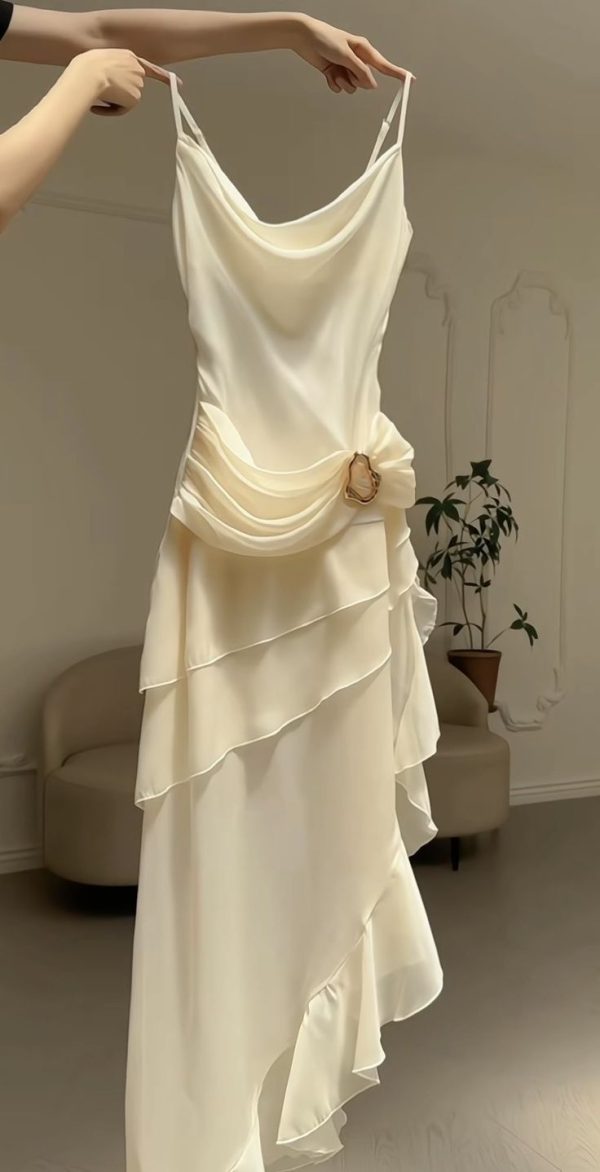 Sexy Spaghetti Strap Sleeveless Mermaid Chifffon Evening Prom Dresses Online, OLP1133 - Custom Color(leaving a note)