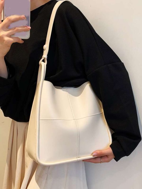 Stitch Detail Square Bag