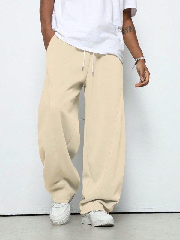 Men's Casual Solid Color Sweatpants, Versatile Streetwear Men Pants Men Pants Loose Fit Baggy Clothes For Men Men Baggy Sweatpants Men Baggy Pants