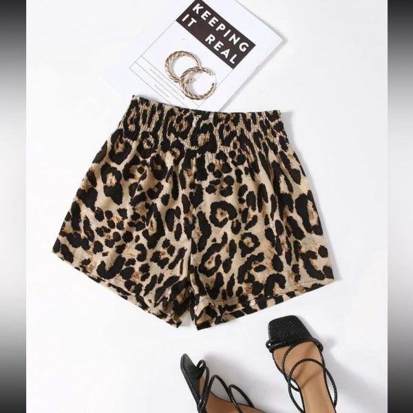 Shein Shorts | Leopard Print Shorts | Color: Black/Brown | Size: 3x