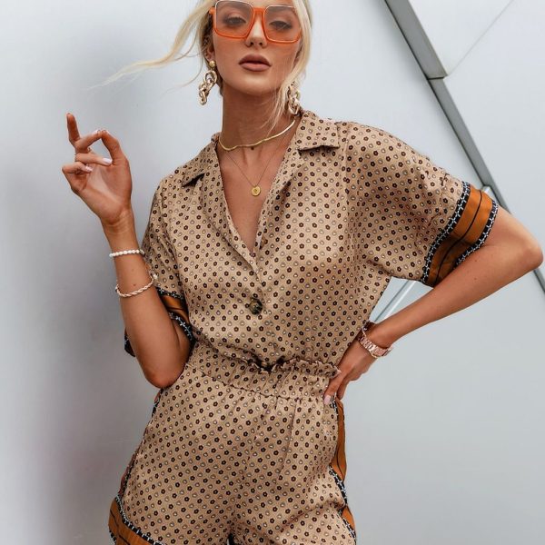 Shein Other | Two Piece Set | Color: Brown/Tan | Size: Os