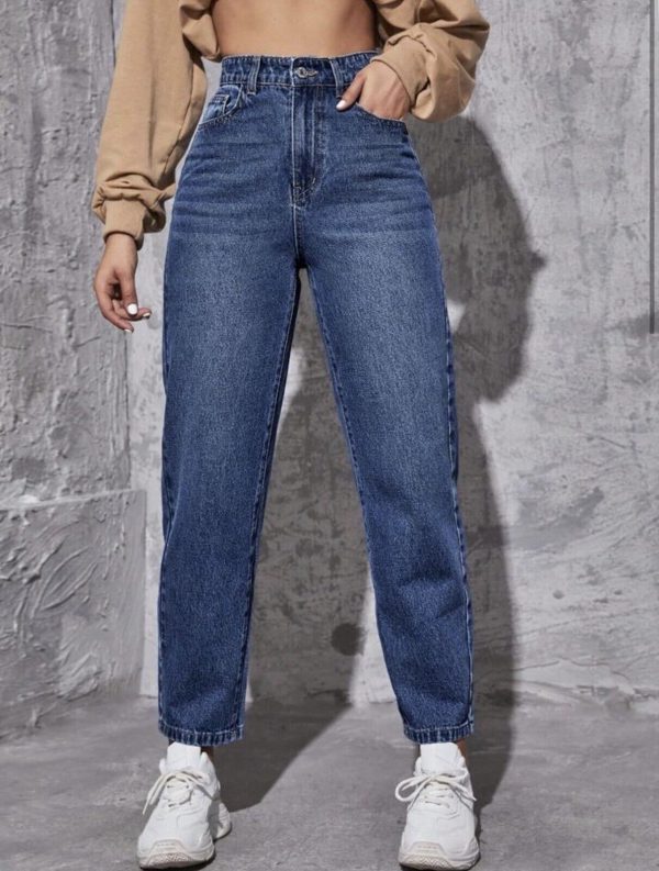 Shein High Waist Mom Fit Jeans Size S
