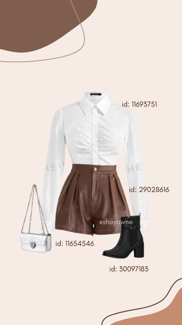 Look Shein Marrom