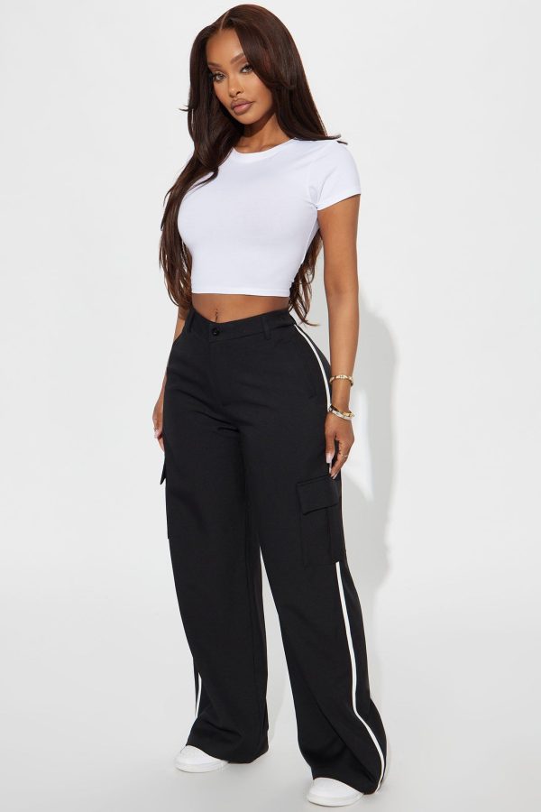 Women's Made You Call Trouser in Black Size 2X