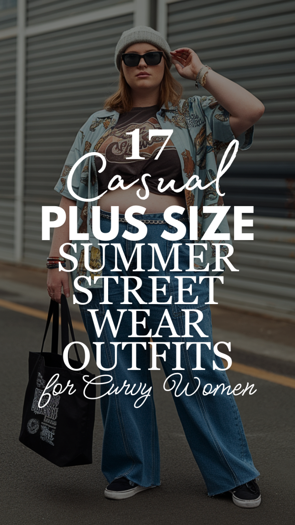 17 Casual Plus Size Summer Streetwear Outfits For Curvy Women
