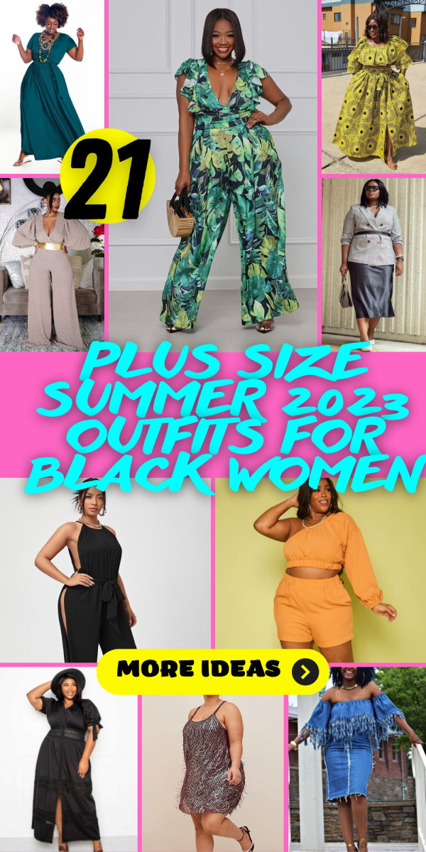 Celebrate Your Birthday with Flair: Show-stopping Plus Size Summer Outfits 2023 for Black Women, Per