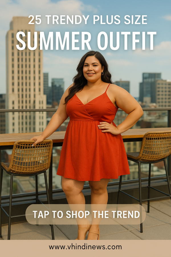 25 Best Plus Size Summer Outfits for 2025 #pluzeoutfit #summeroutfit #springoutfit #summerfashion