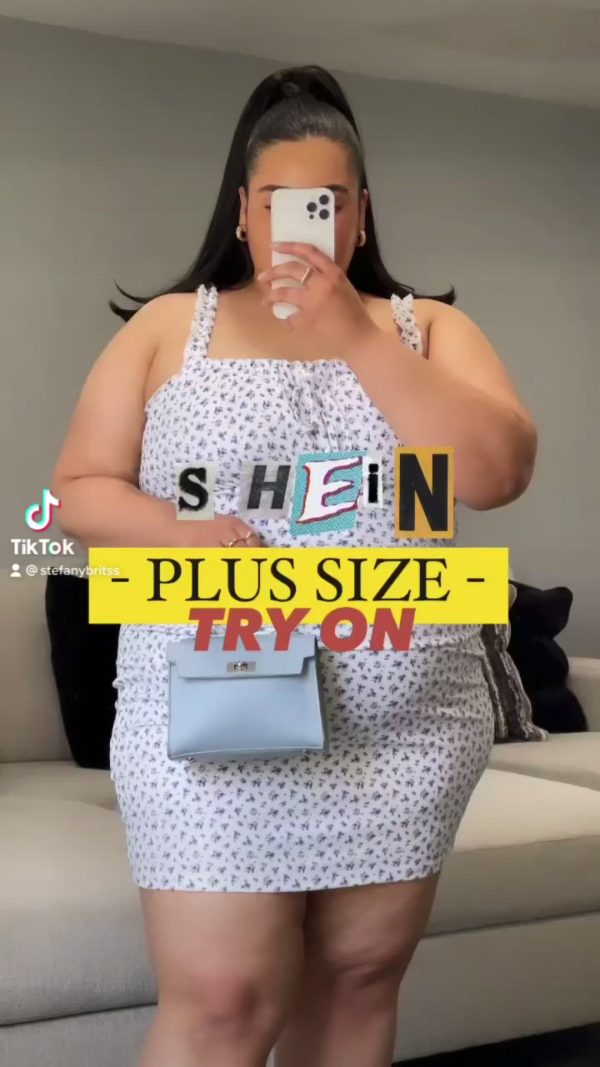 SheIn plus size lookbook try on haul body positive