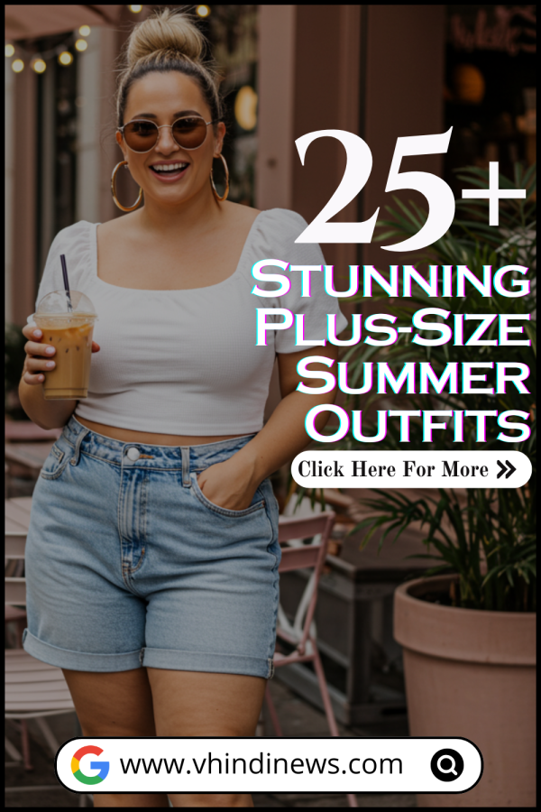 25 Chic Plus Size Summer Outfits for Women Over 30 #springoutfit #summerfashion #curvywomen #curvy