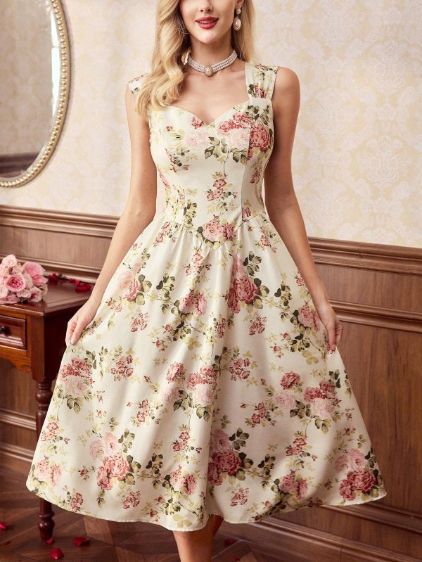 Plus Size Women Clothes Vintage Elegant Dress Pockets Floral Dress Party Summer Outfits For Women Summer Dresses For Women Prom Dress Graduation Dress Summer Clothes Dresses For Women Summer Wedding Guest Dress Women Pink Dress Sun Dresses For Women Vacation Outfits Women Vacation Outfits Woman Graduation Dresses For Women Plus Size Dresses For Women Elegant Formal Dresses Easter Dress Elegance Elegant Dresses Birthday Dresses Vacation Dress