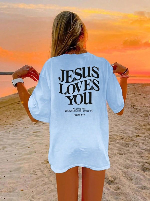 Teen Girls' All-Match Casual Daily Wear Home T-Shirt
