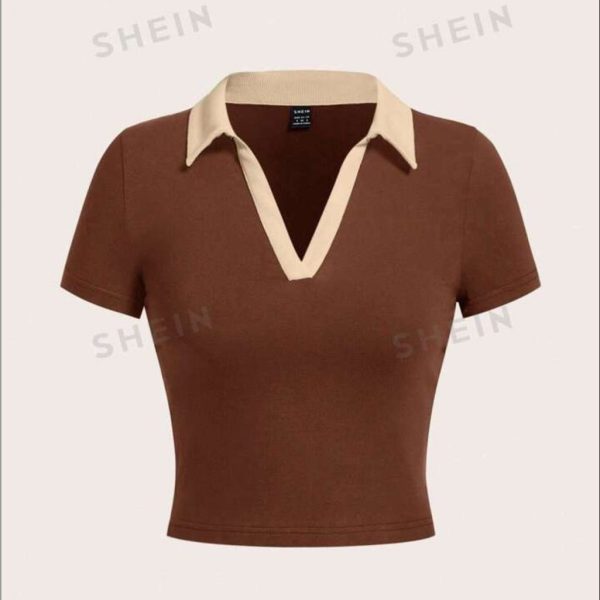 Shein Tops | Shein Crop Top | Color: Brown | Size: L