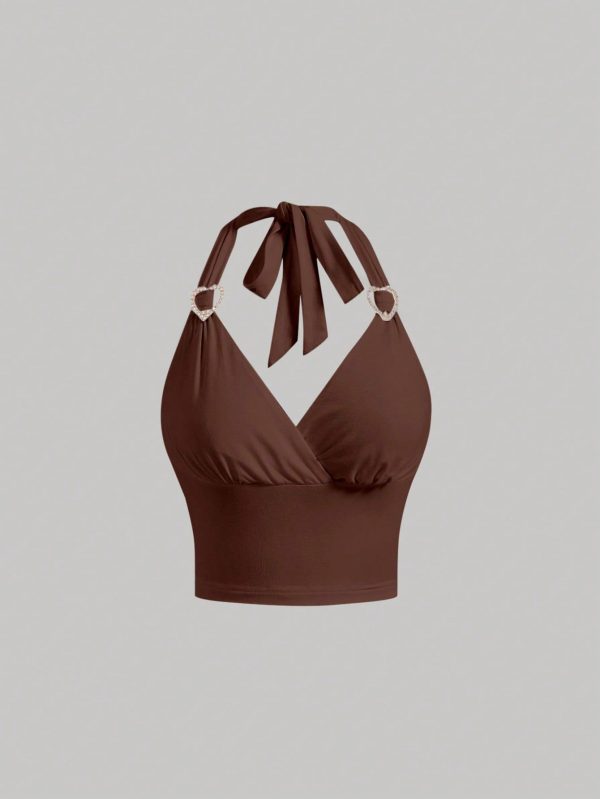 Solid Halter Top