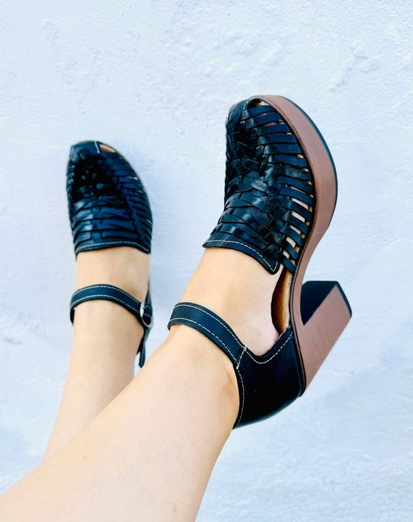 Huarache High Heels - black - 10