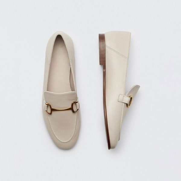 High-quality Genuine Leather Flats Shoes Fashion Single Shoe Slip-on Loafers