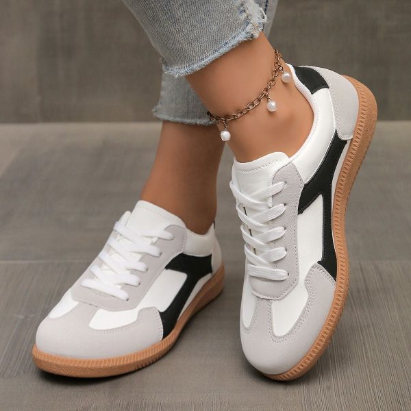 2025 New Ladies Black Sneakers Soft-soled Comfortable Shoes Women Leisure Joker Walking Shoes Tenis