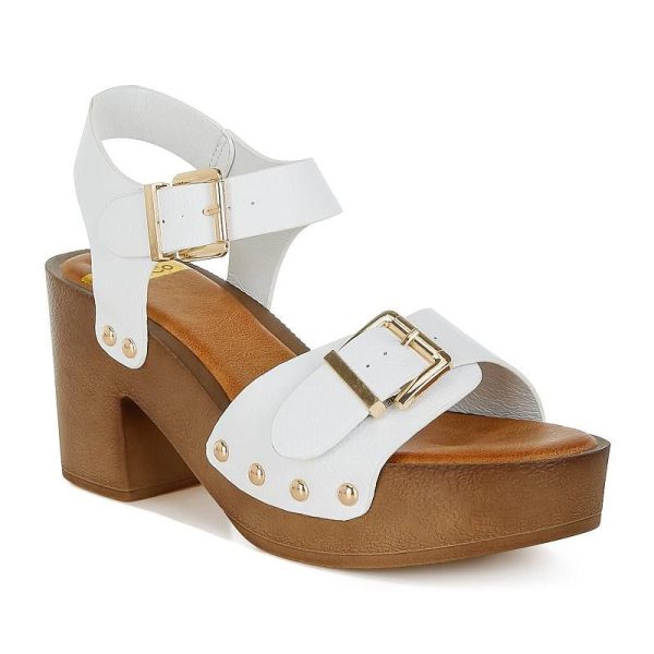 Rag & Co Ompasa Women's Sandals, Size: 8, White