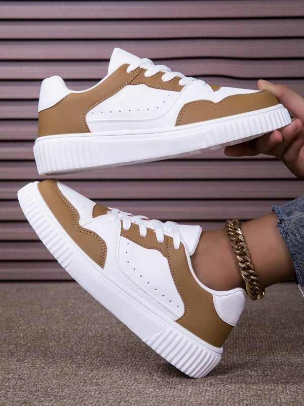 Men's Fashion Versatile Casual Sports Sneakers, Anti-Slip Comfortable Lining, Suitable For Outdoor Sports, Daily Commute And More