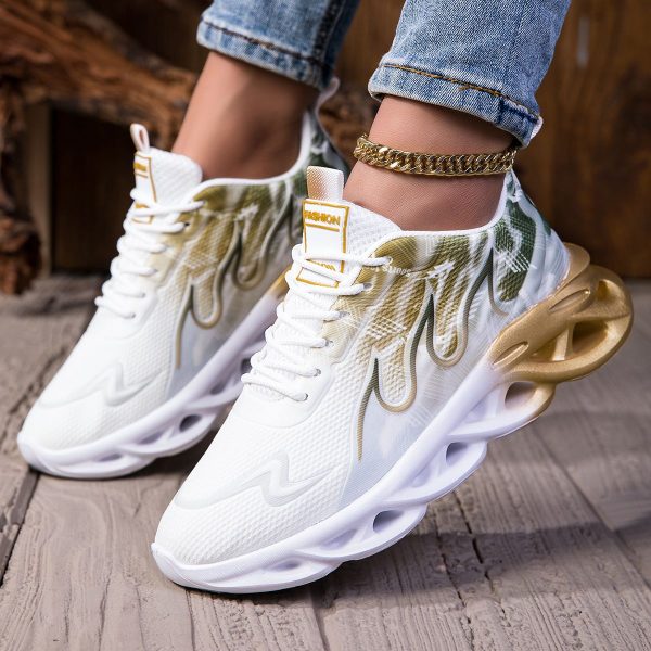 YRZL Women Vulcanized Sneakers Lightweight Summer Woman Casual Sports Shoes Men Breathable Jogging