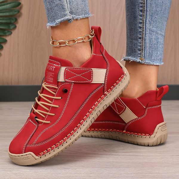 Women's Boots Mid Top for Summer British Style Retro Anti Slip Workwear Shoes Fashionable Luxurious