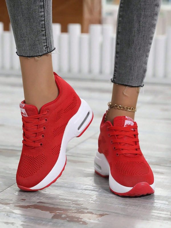 Women's Walking Shoes, Comfortable, Breathable, And Simple, Casual Inner Booster Shoes For Women