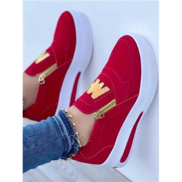 Varit Boutique Shoes | Women's Low-Top Shoes, Personality Casual Sports Shoes | Color: Red | Size: Various