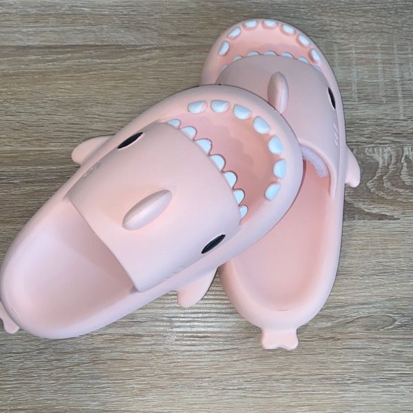 Shein Shoes | Baby Pink Shark Slides | Color: Pink | Size: 5.5
