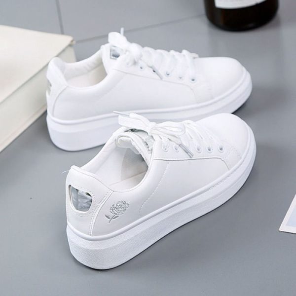 Spring And Autumn All-match Sneakers Student Breathable Net Shoes Flat Shoes - 3 Style, 35